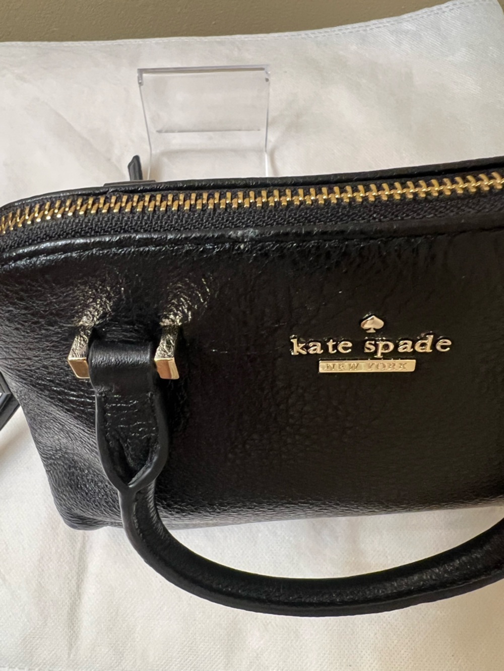 kate spade Pebbled Leather Dome Satchel / Crossbody - Picture 11 of 13